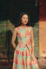 Azul Checkered Vest
