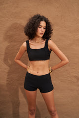 Midi Shorts - Black